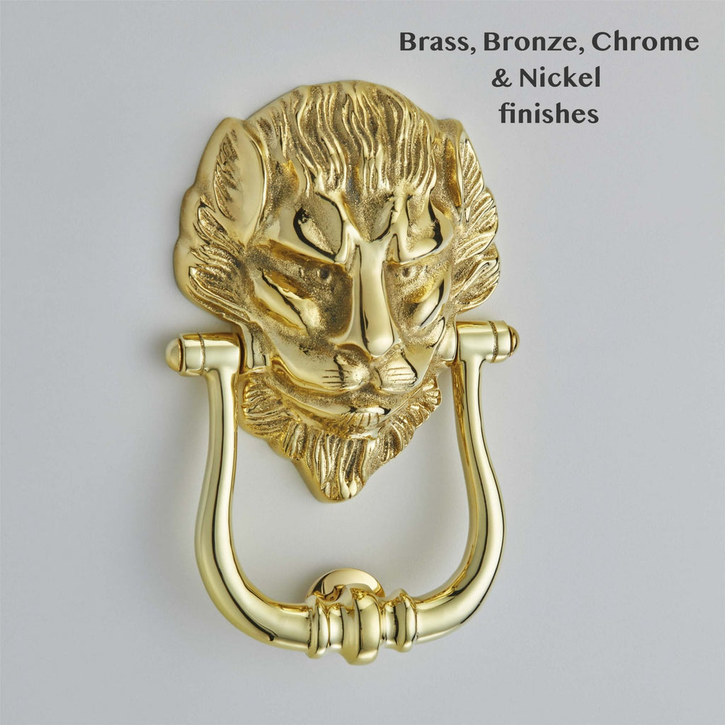 Lions Head Door Knocker