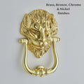 Lions Head Door Knocker