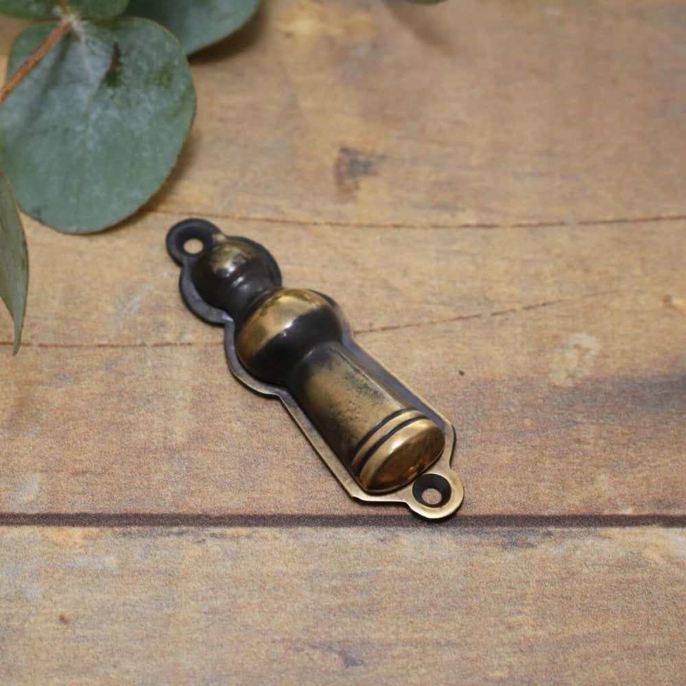 Aged Brass Lady Escutcheon