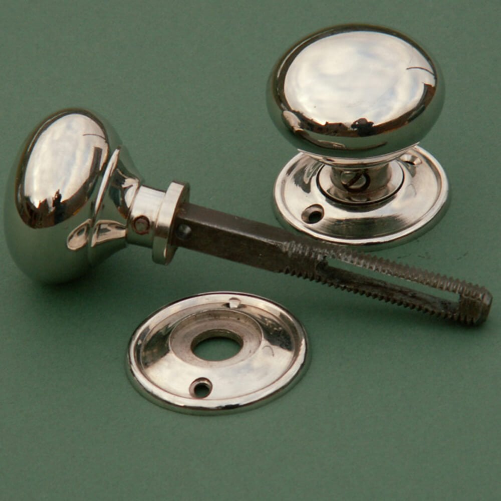 Nickel Cottage Door Knobs