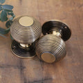 Brass Beehive Door Knobs