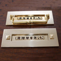 Classic Brass Letter Plate