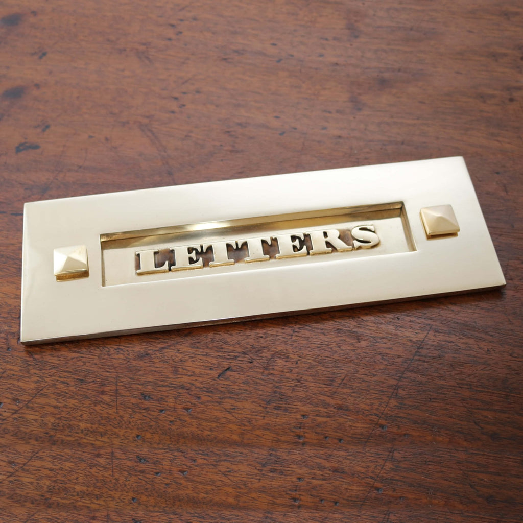 Classic Brass Letter Plate
