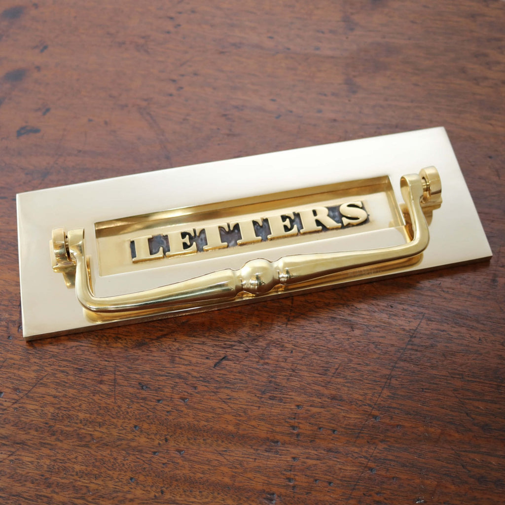 Classic Brass Letter Plate