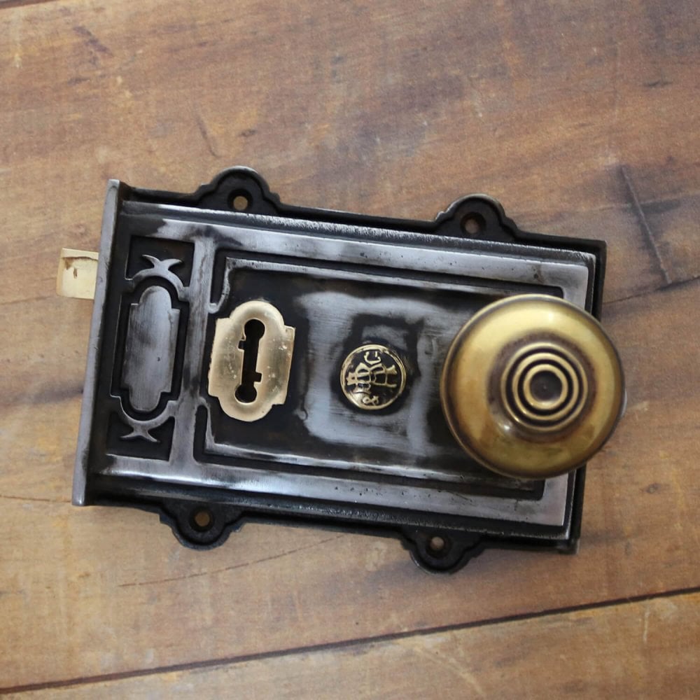 Davenport Cast Iron Rim Lock