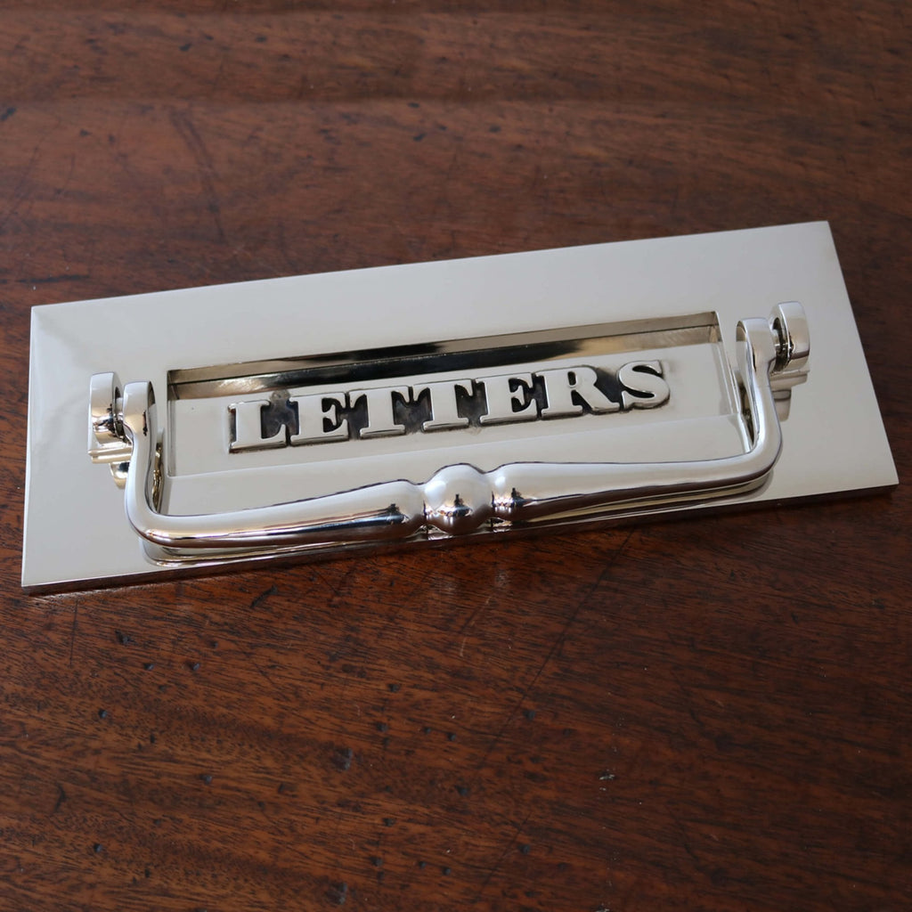 Classic Nickel Letter Plate