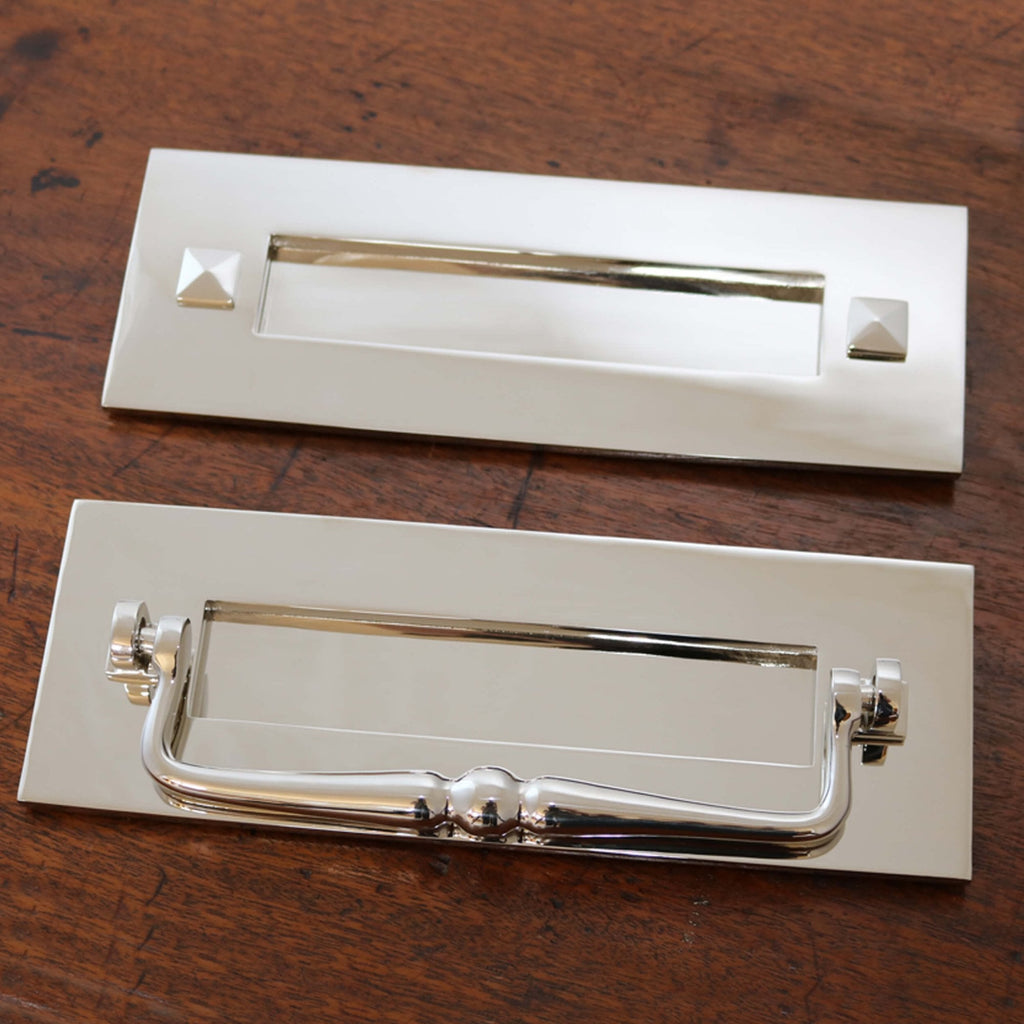 Traditional Nickel Letter Plate