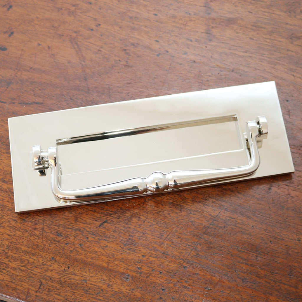 Traditional Nickel Letter Plate