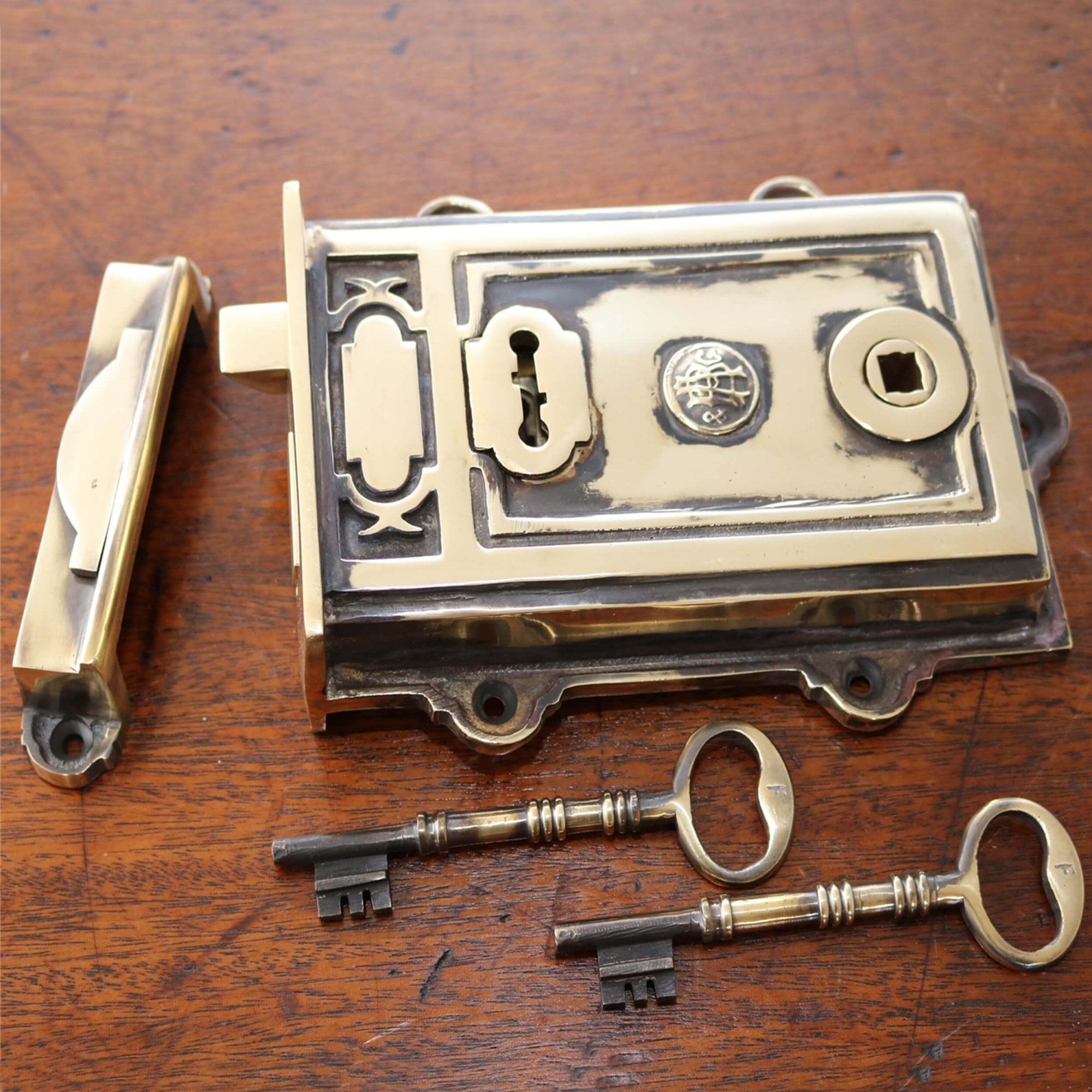 Davenport Solid Brass Rim Lock