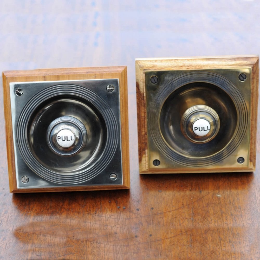 Claverley Bell Pull - Brass or Nickel