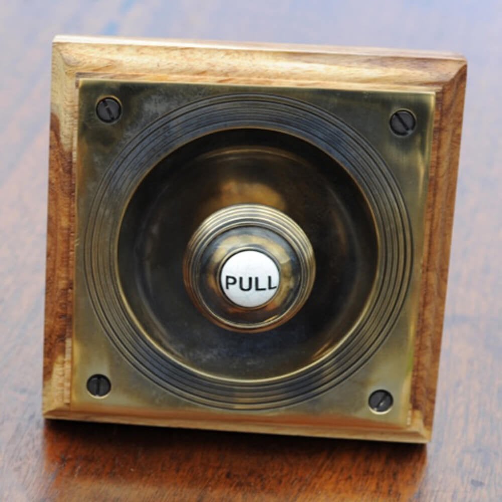 Claverley Bell Pull - Brass or Nickel