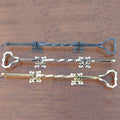 Lichfield Bell Pull - Black, Brass or Nickel