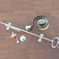 Winchester Nickel Bell Pull and Internal Butlers Bell
