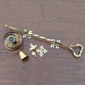 Lichfield Brass Bell Pull and Internal Butlers Bell