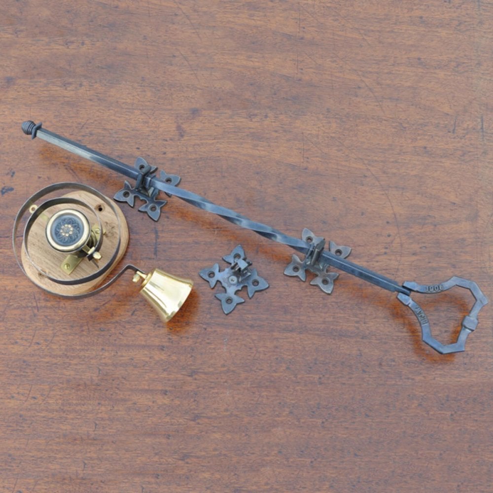 Lichfield Black Bell Pull and Internal Butlers Bell