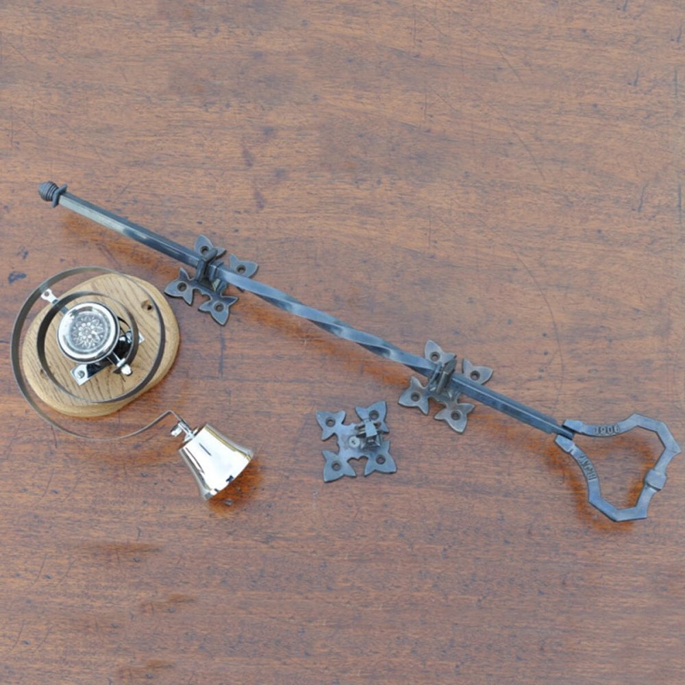 Lichfield Black Bell Pull and Internal Butlers Bell