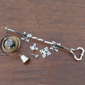 Lichfield Nickel Bell Pull and Internal Butlers Bell