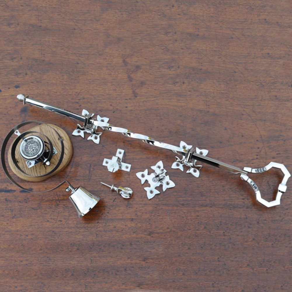 Lichfield Nickel Bell Pull and Internal Butlers Bell