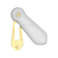 Plain White Porcelain Escutcheon