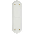 Plain White Porcelain Finger Plate