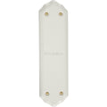 White Crackle Porcelain Finger Plate