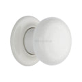 White Crackle Porcelain Door Knob
