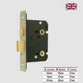 Bathroom Mortice Sashlock (UK)