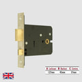 3 Lever Horizontal Mortice Sashlock (UK)