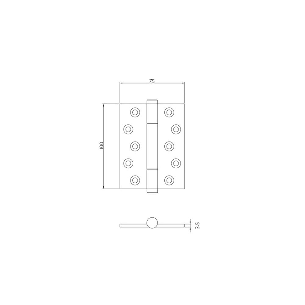 Simonswerk Tritech High Performance Brass Hinge