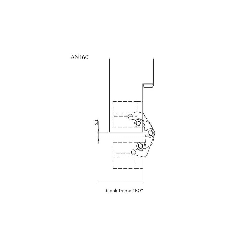 Simonswerk Anselmi Concealed Hinge