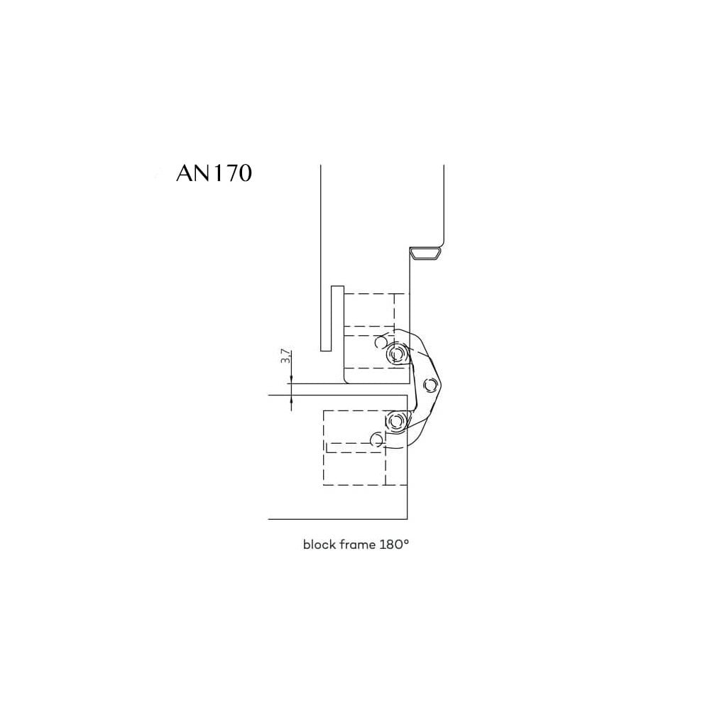 Simonswerk Anselmi Concealed Hinge