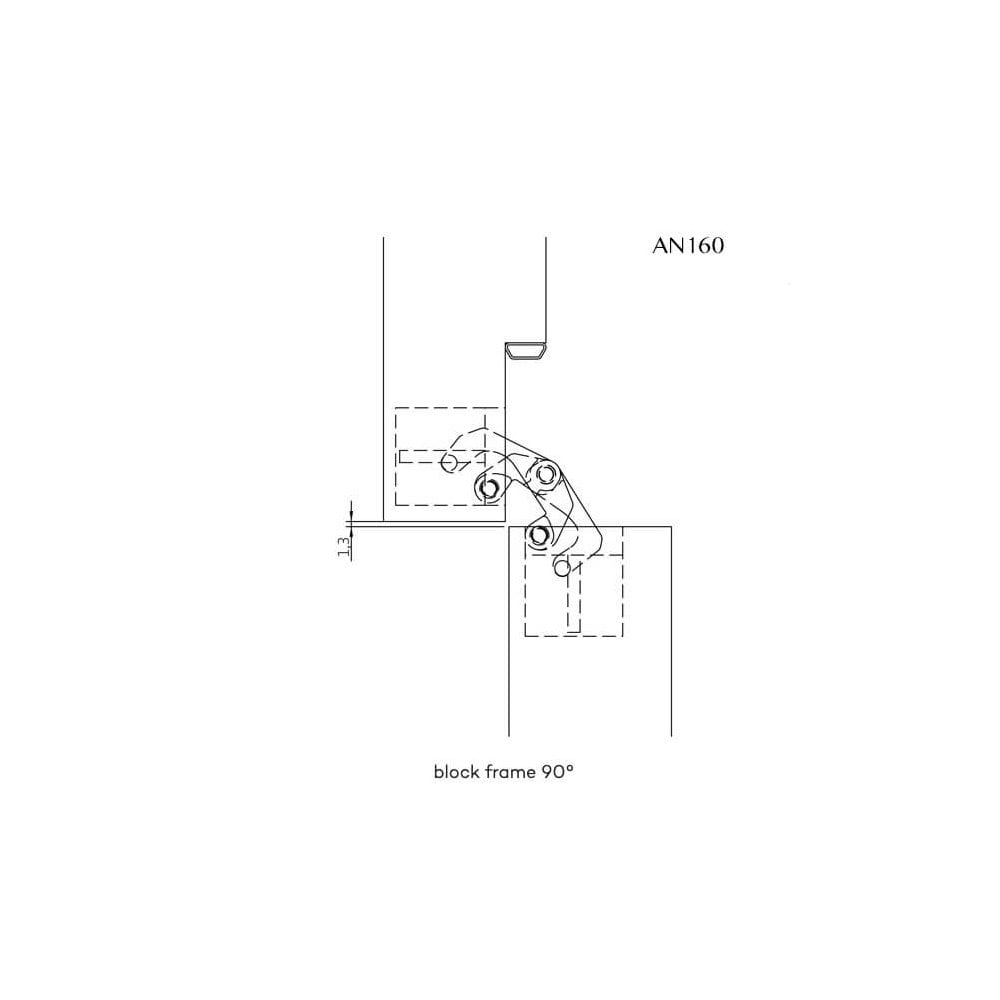 Simonswerk Anselmi Concealed Hinge