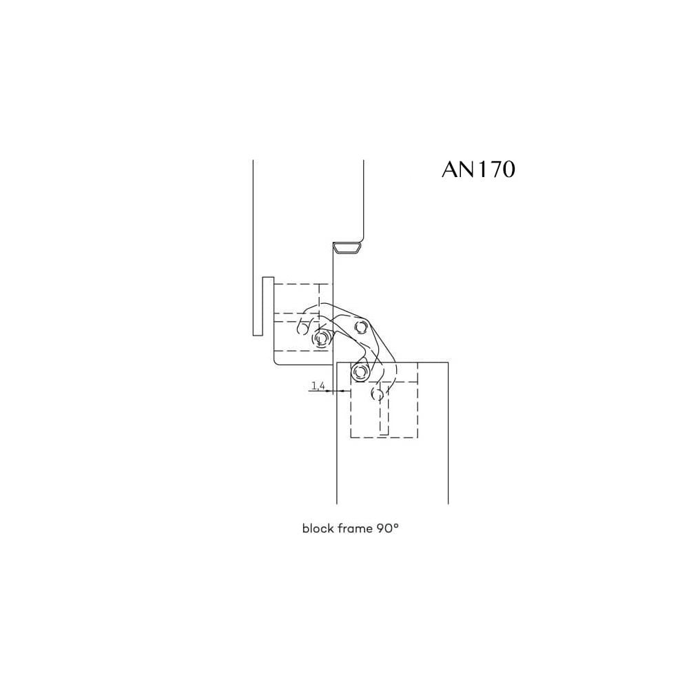 Simonswerk Anselmi Concealed Hinge