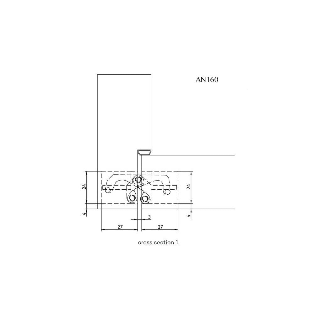 Simonswerk Anselmi Concealed Hinge