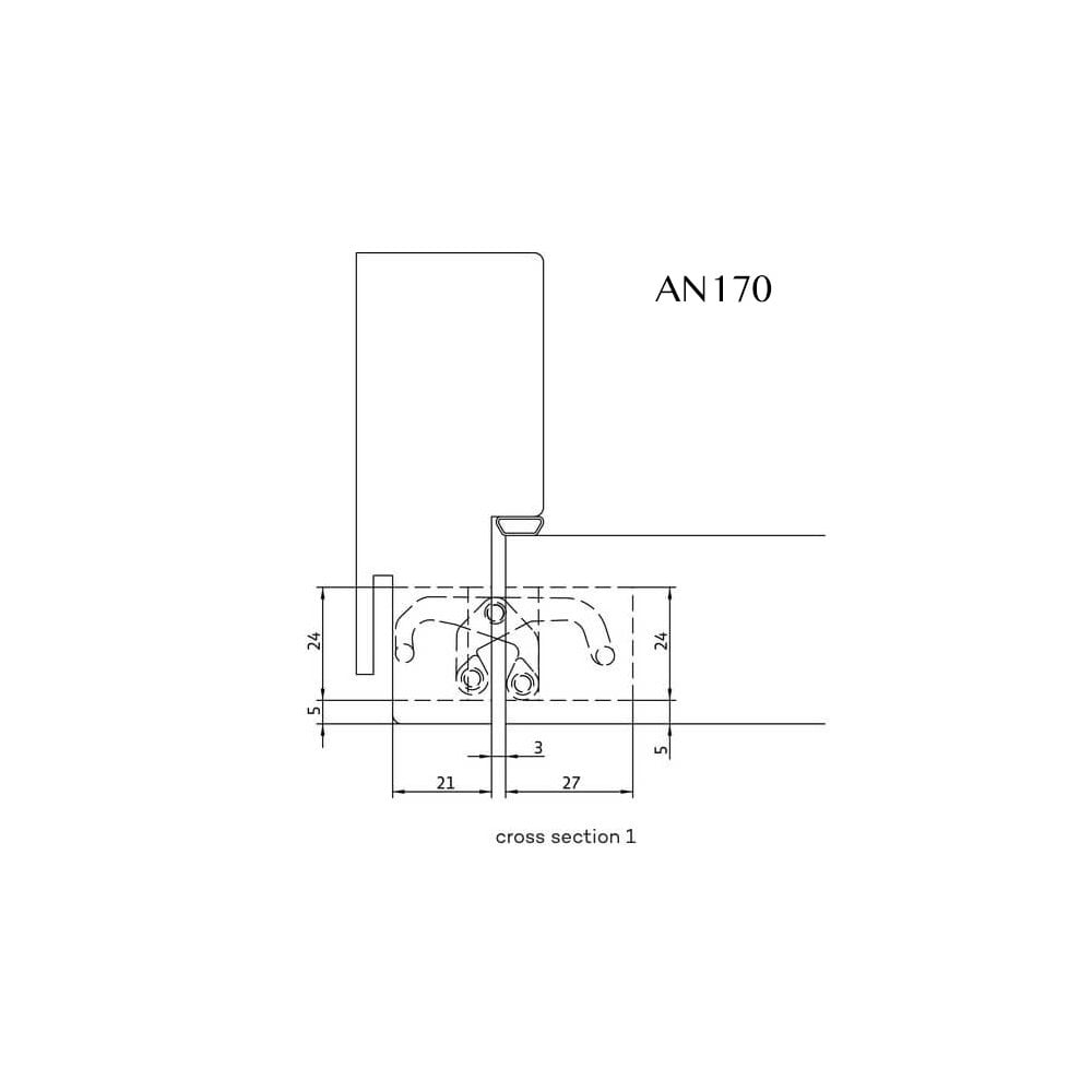 Simonswerk Anselmi Concealed Hinge