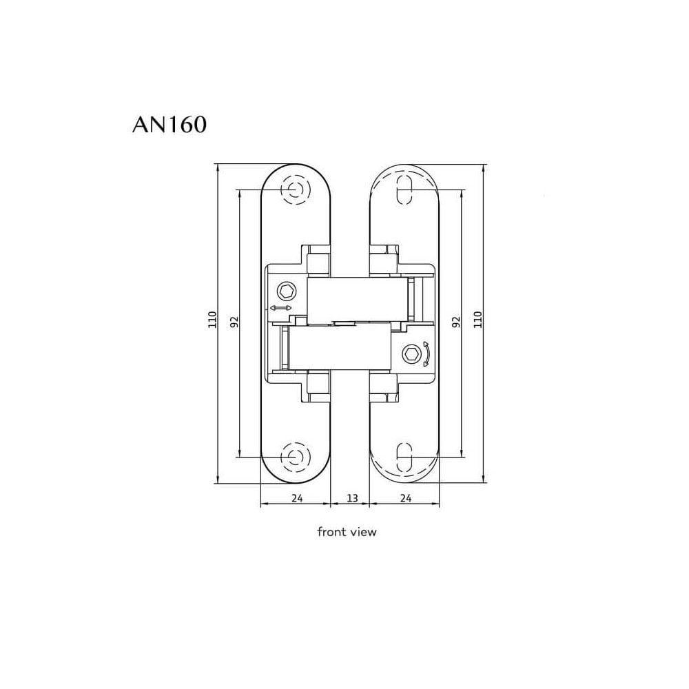 Simonswerk Anselmi Concealed Hinge
