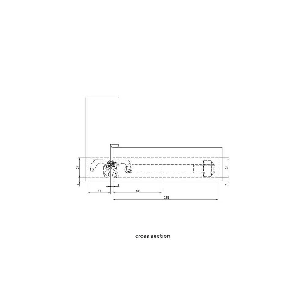 Simonswerk Anselmi Self Closing Hinge