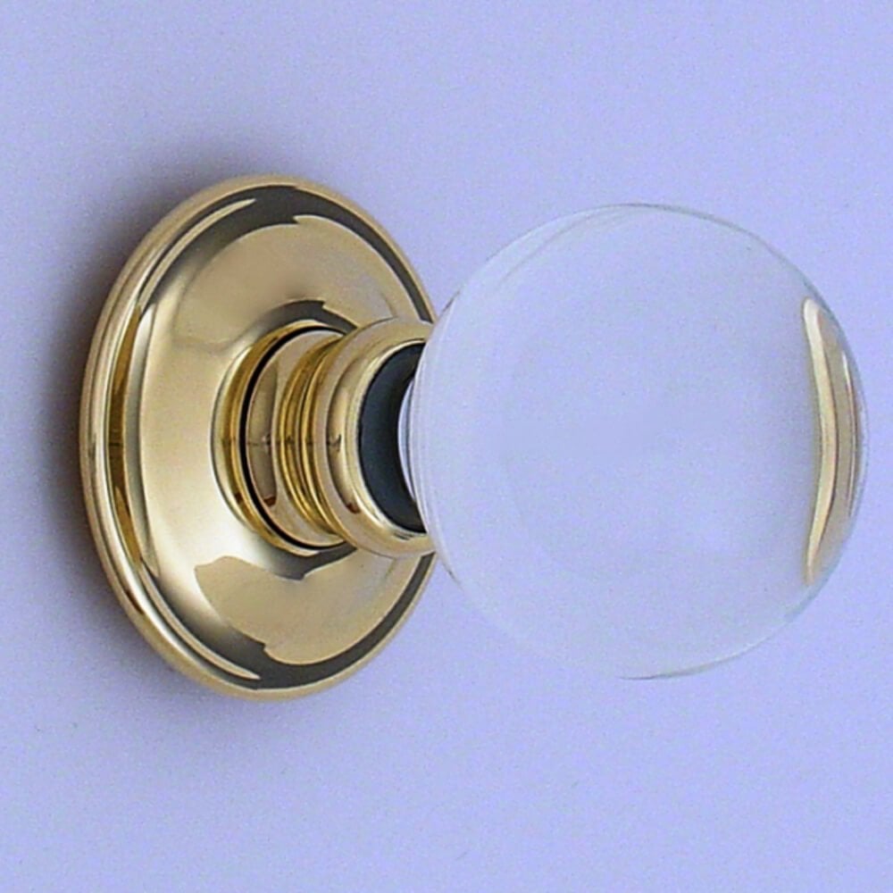 Clear Balloon Handmade Glass Door Knobs