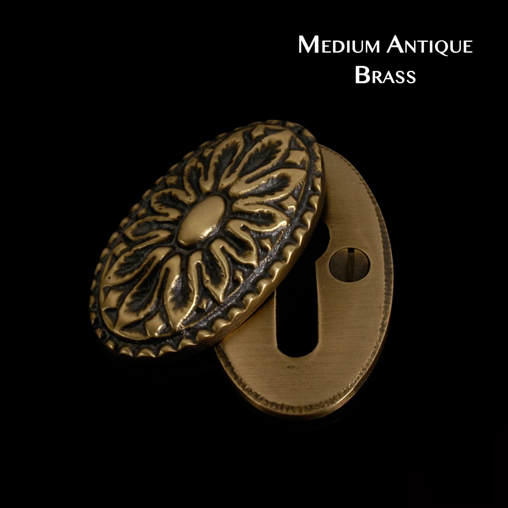 Adam Oval Covered Escutcheon