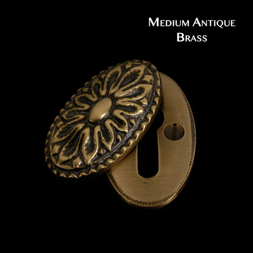 Adam Oval Covered Escutcheon