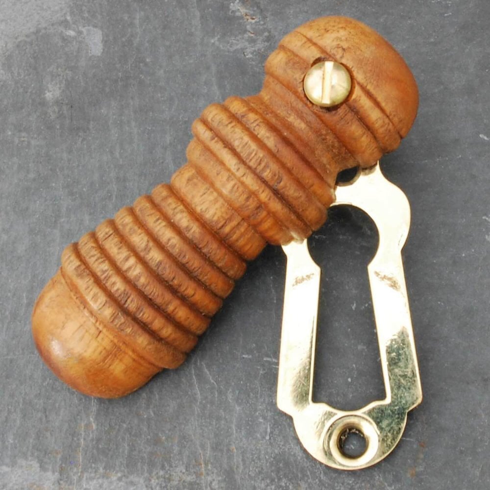 Oak Large Beehive Escutcheon