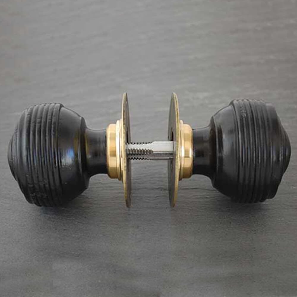 Edwardian Ebonised Door Knobs
