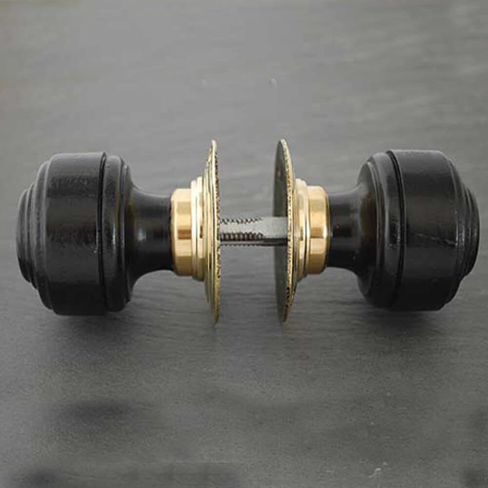St Pauls Ebonised Door Knobs