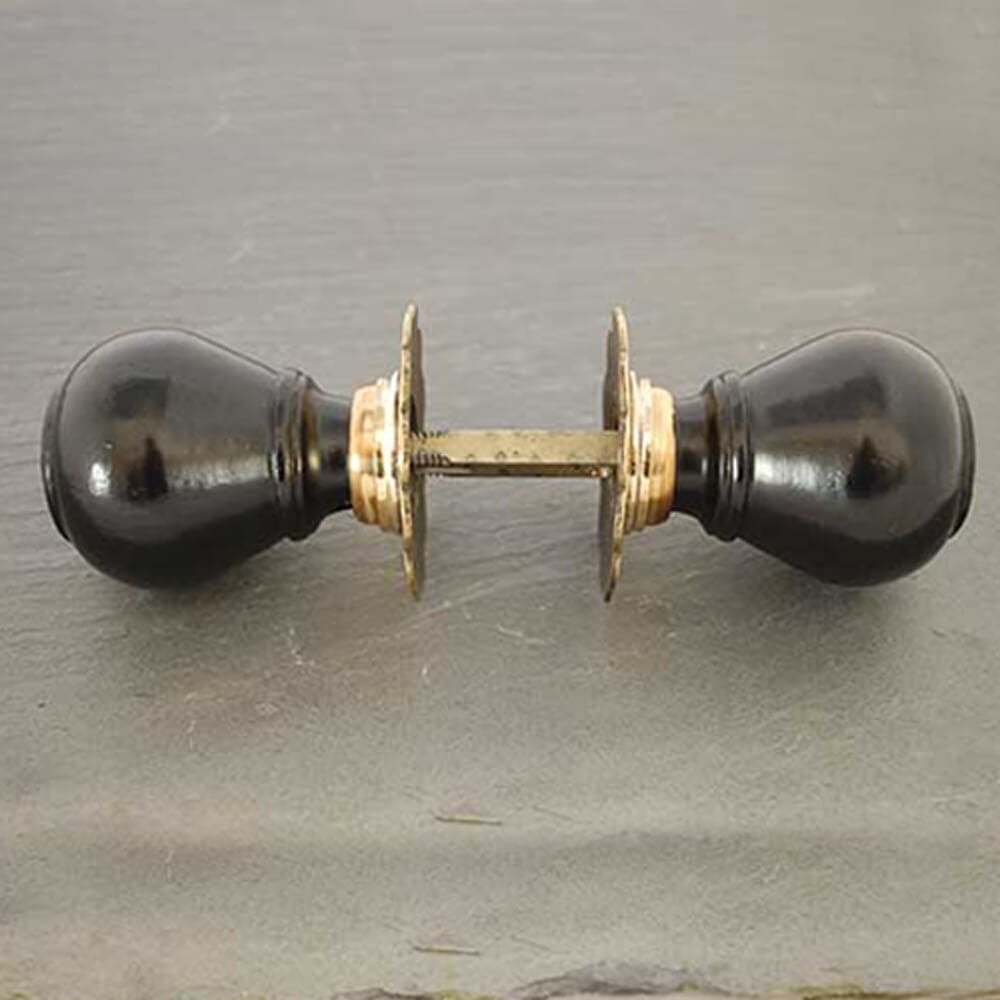 Tulip Ebonised Door Knobs