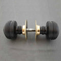 Victorian Royal Ebonised Door Knobs