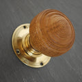Oak Edwardian Door Knobs