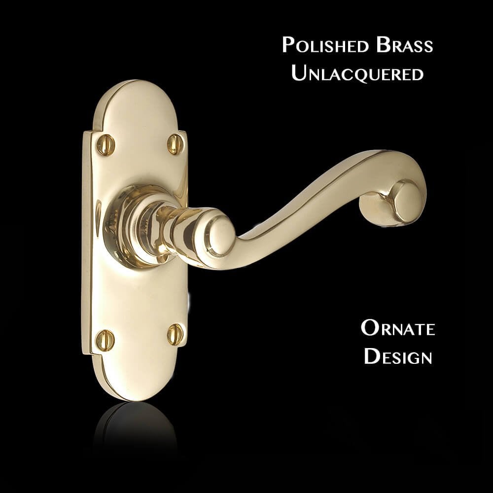 Constable Elegance Lever on Small Latch Backplate