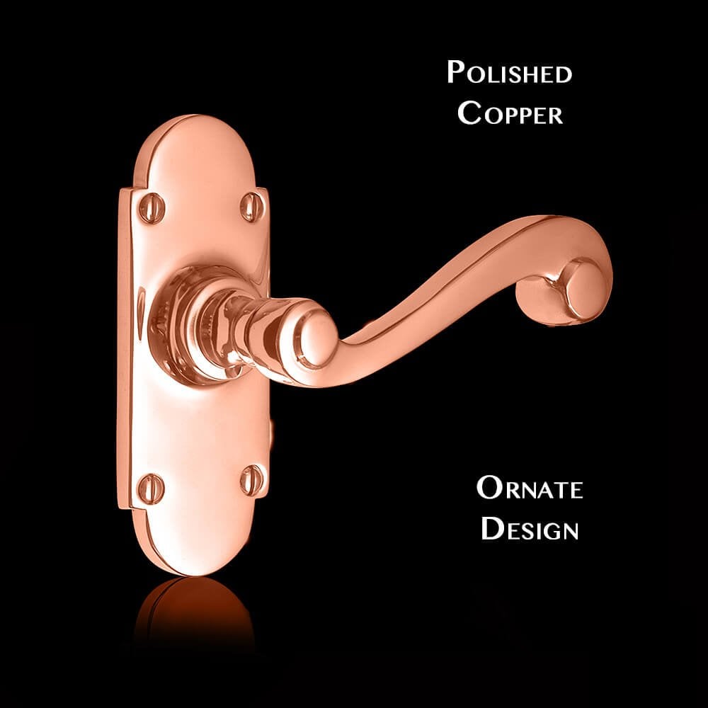 Constable Elegance Lever on Small Latch Backplate