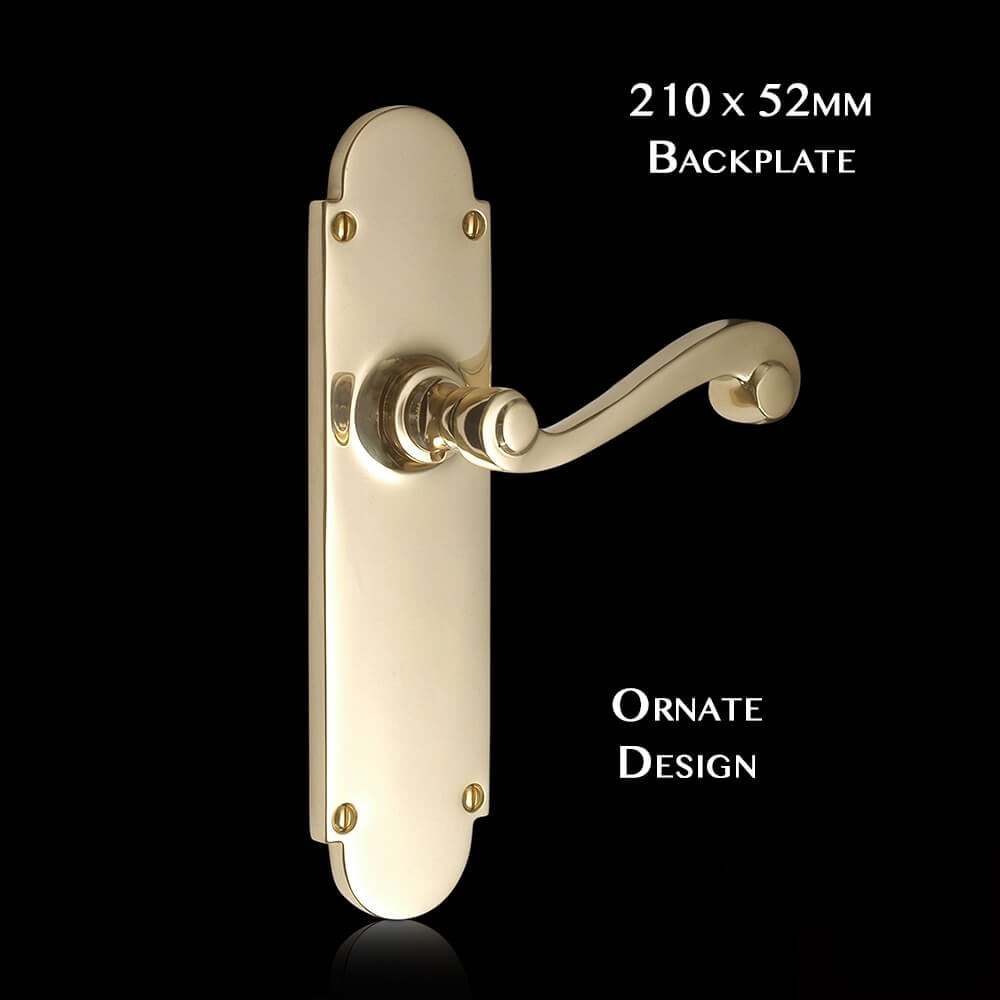 Constable Elegance Lever on Latch Backplate