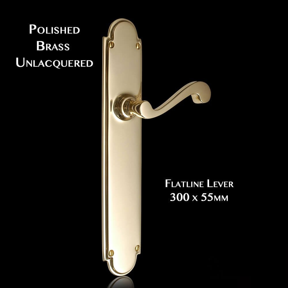 Constable Grand Lever on Latch Backplate